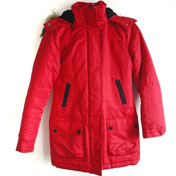 Garage Explorer Parka Winter Jacket red - Picture 2 of 4